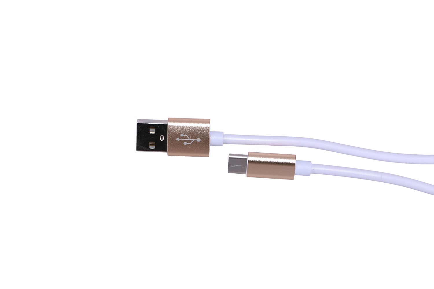 USB Type-C Cable Extralink for Android Smartphones, Max Current 3A, 1M Length, White