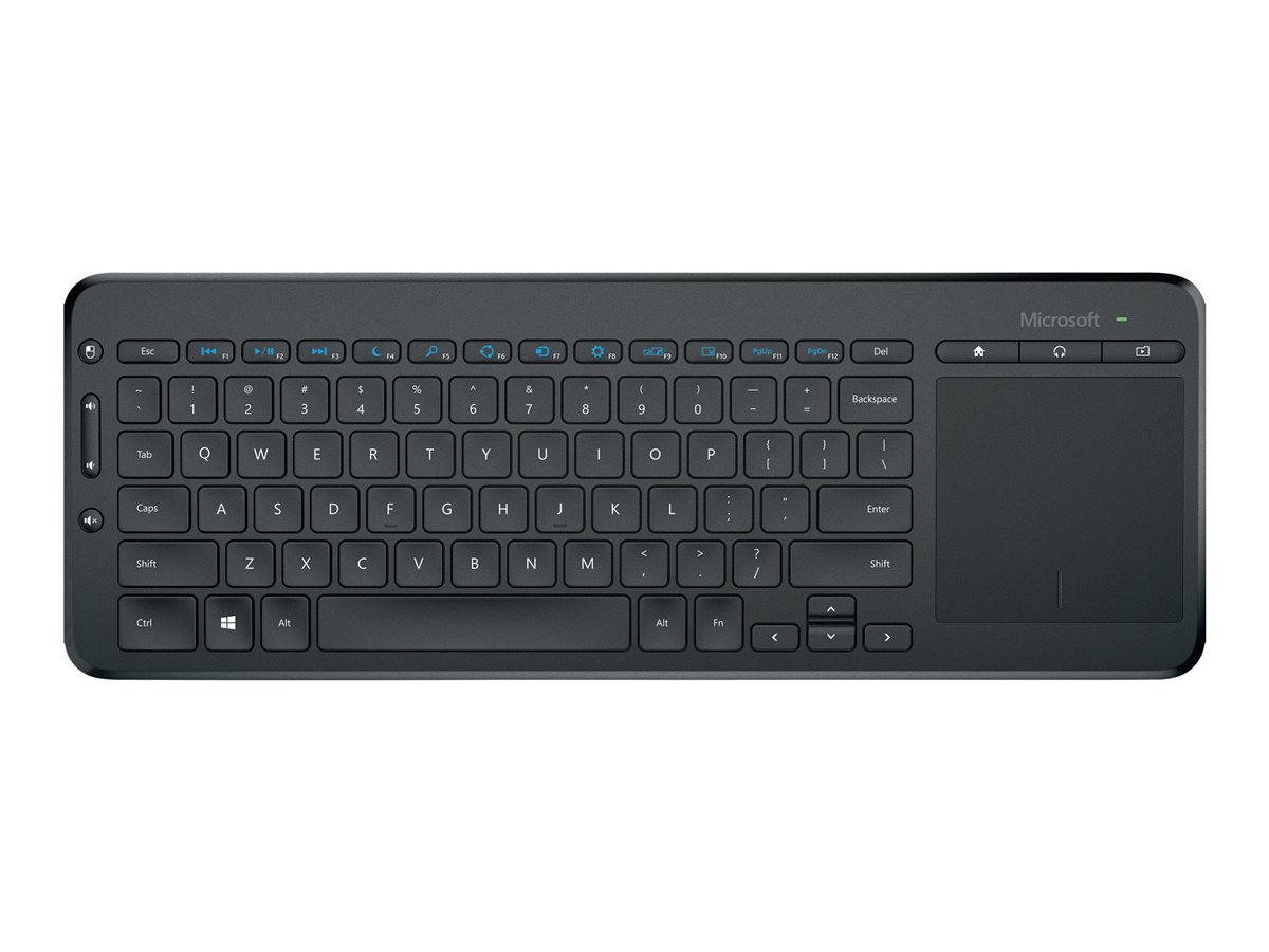 Microsoft All-in-One Media Keyboard, Black, N9Z-00022
