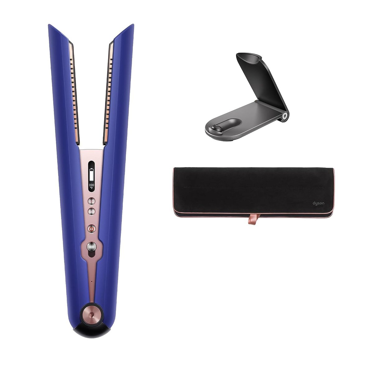 Dyson HS07 Coralle Hair Straightener Blue, 200W, 3 Temperature Settings