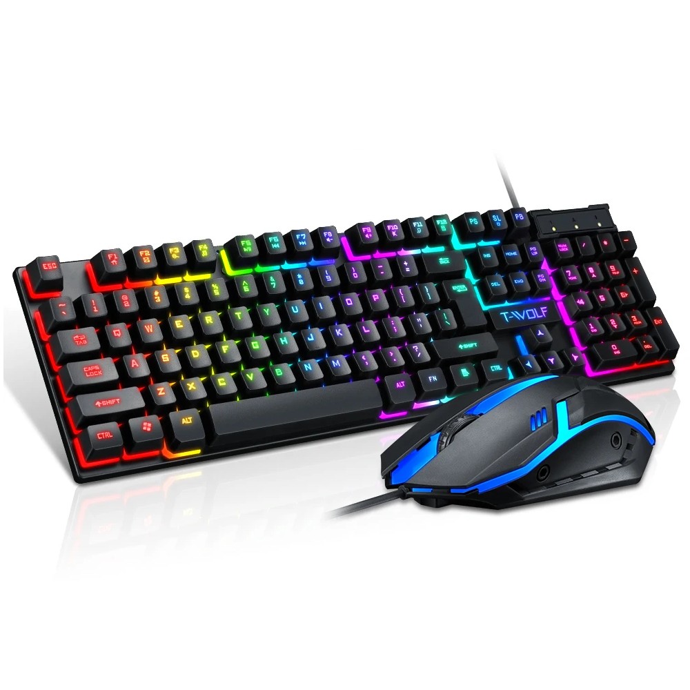 Extralink Gaming Set TF200 2in1 Keyboard + Mouse, LED Backlight