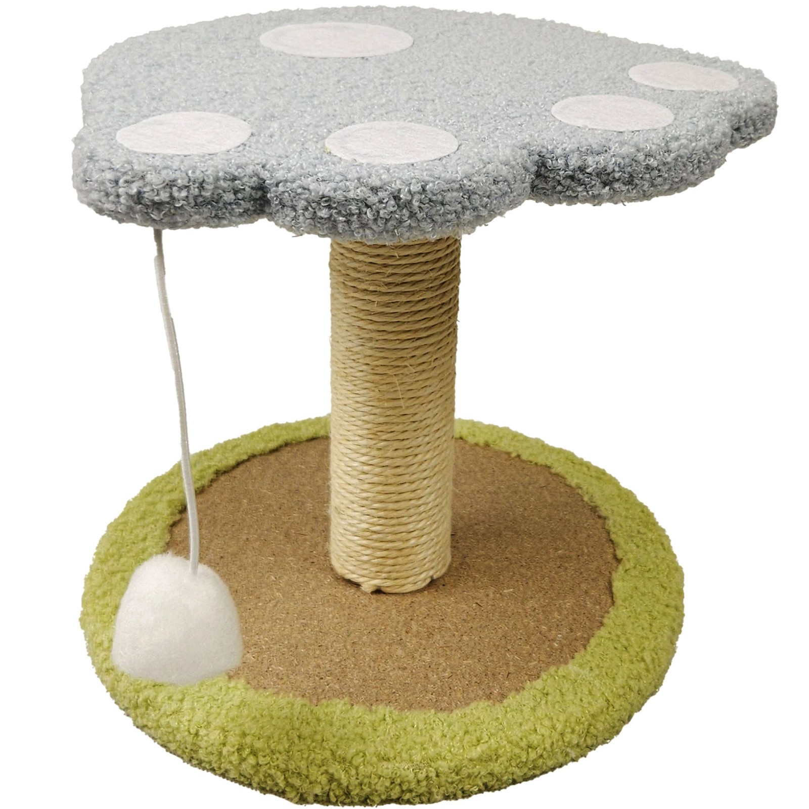 Cat Scratching Post for Kittens Extralink Pets, Tower with Bed, Ball Toy, Soft Pet-770