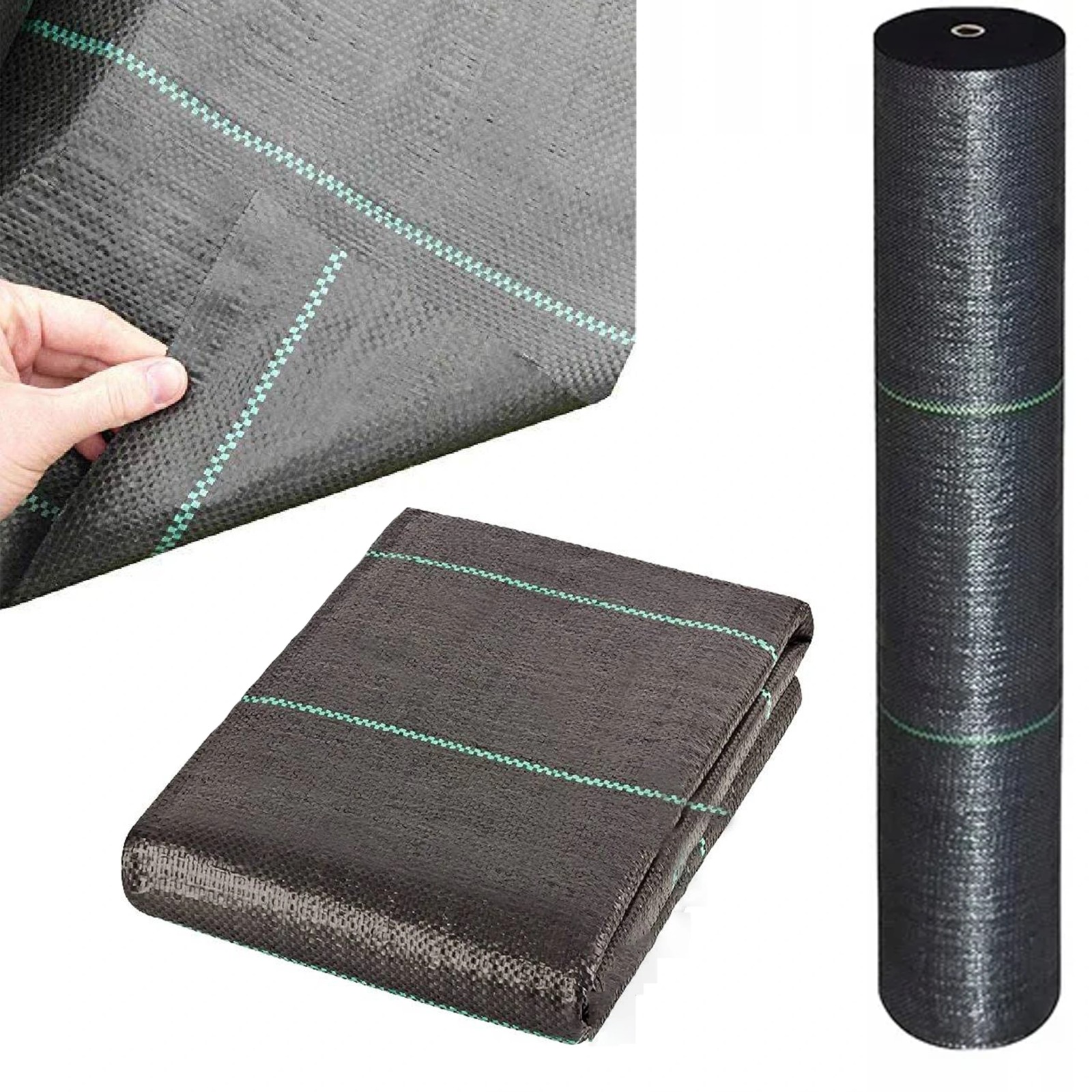 Extralink Agro Fabric, 70g 1.6x100m Black UV Weed Control Fabric