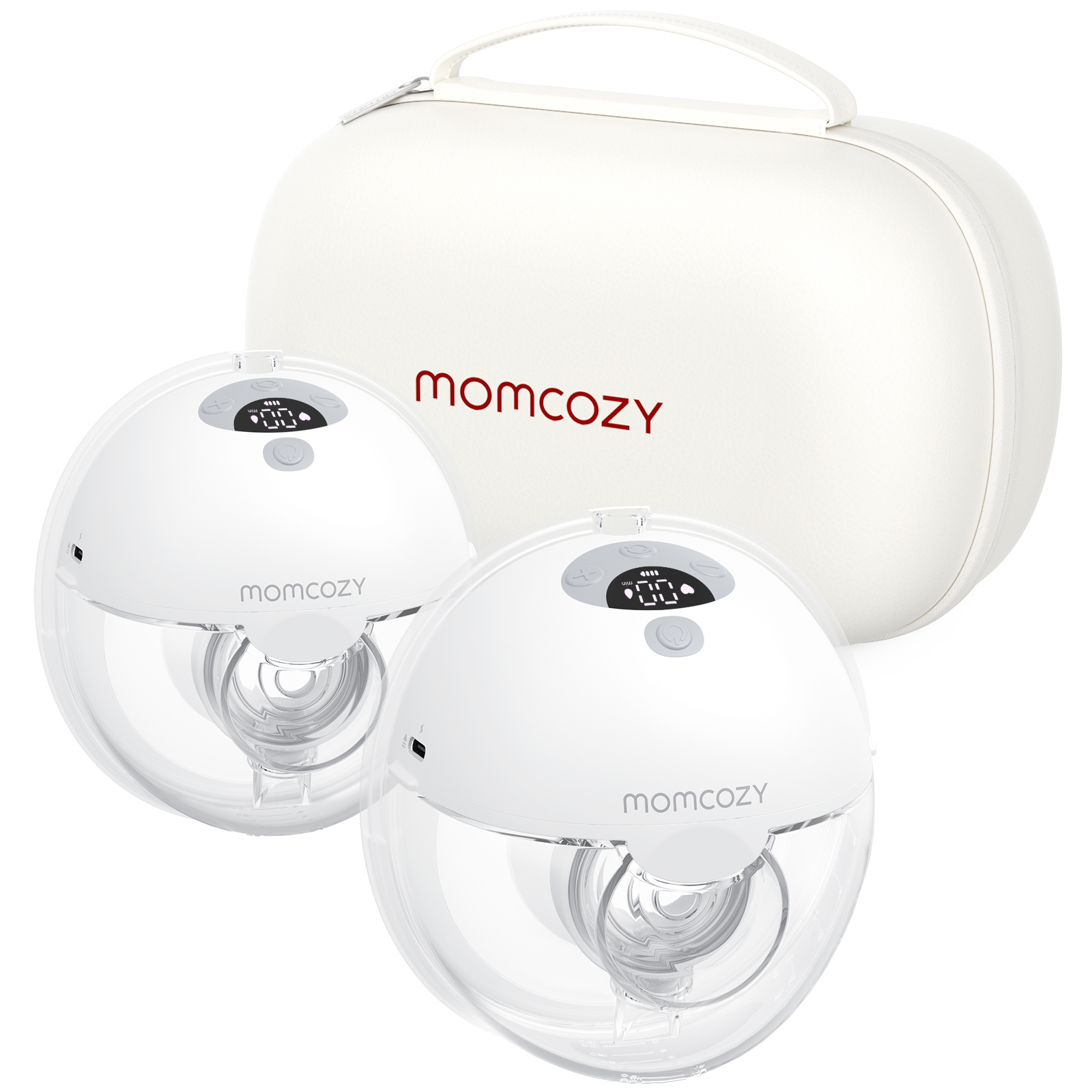 Momcozy M5 Double Breast Pump Gray, 160ml