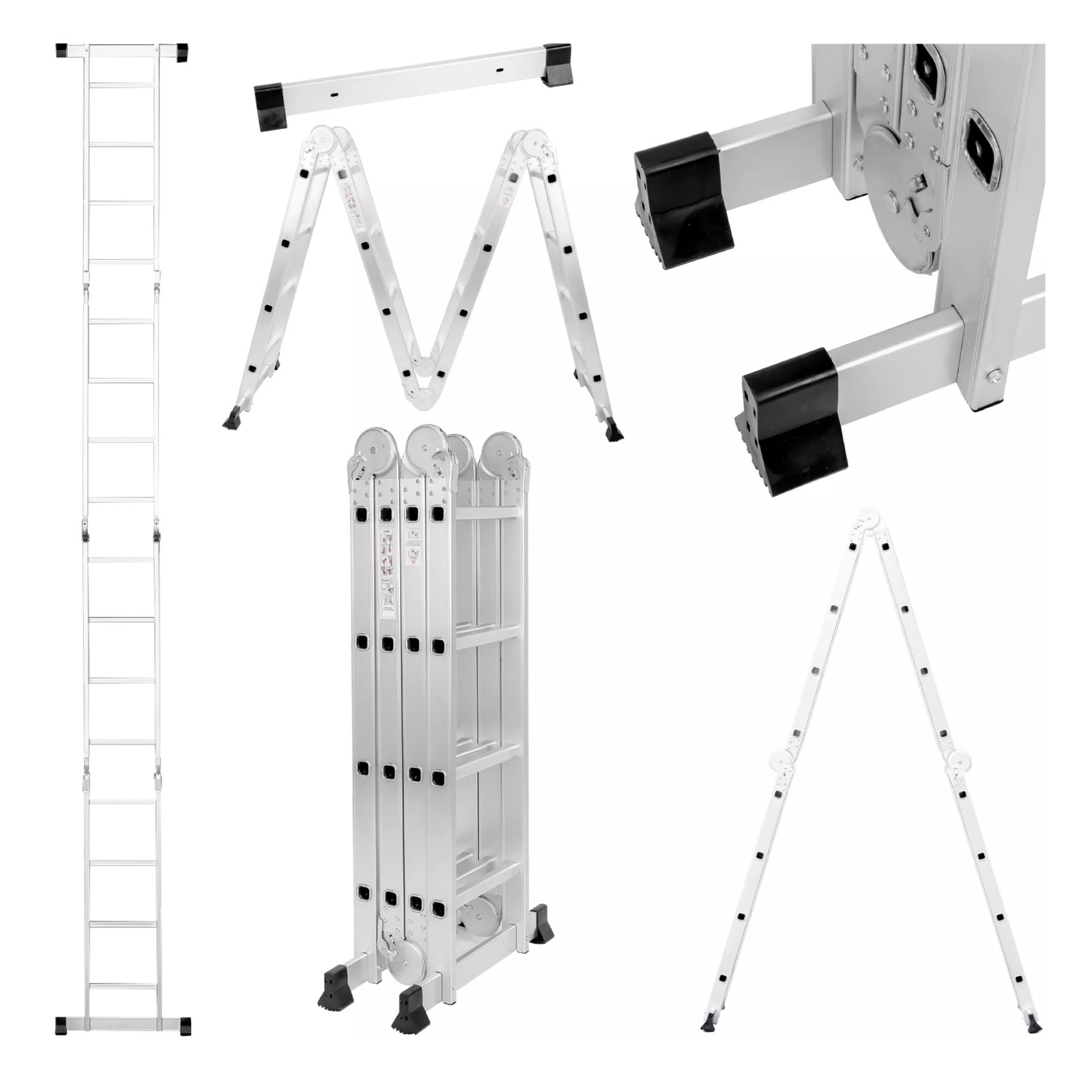 EXTRALINK ARTICULATED LADDER LAD4X4MP 4X4, 4.65 M (+PLATFORM)
