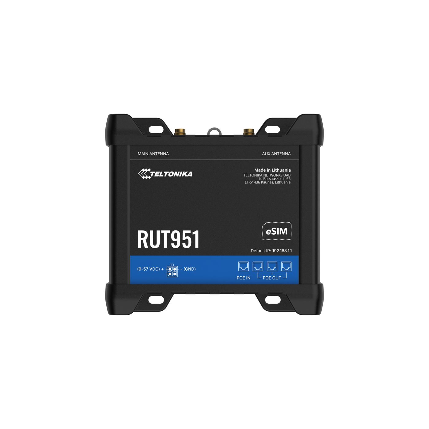 RUT951 (EU) WiFi/4G LTE  POE+