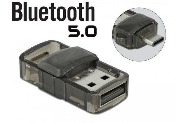DEXLAN Clé USB BlueTooth 5.0 réversible Combo USB-C et USB-A