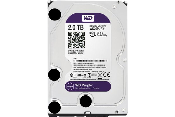 DD 3.5'' SATA III WESTERN DIGITAL Purple - 2To