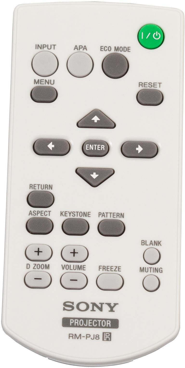 Sony 149046312 remote control Projector Press buttons