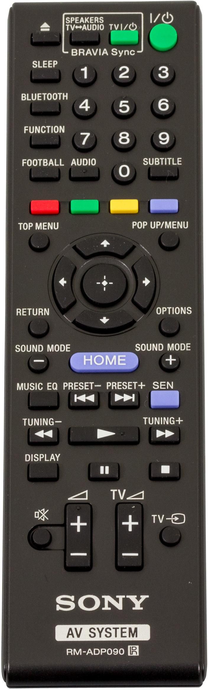 Sony 149194011 remote control Audio Press buttons
