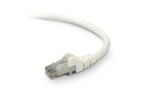 BELKIN Câble RJ45 Cat.6 UTP Snagless - Blanc 2m