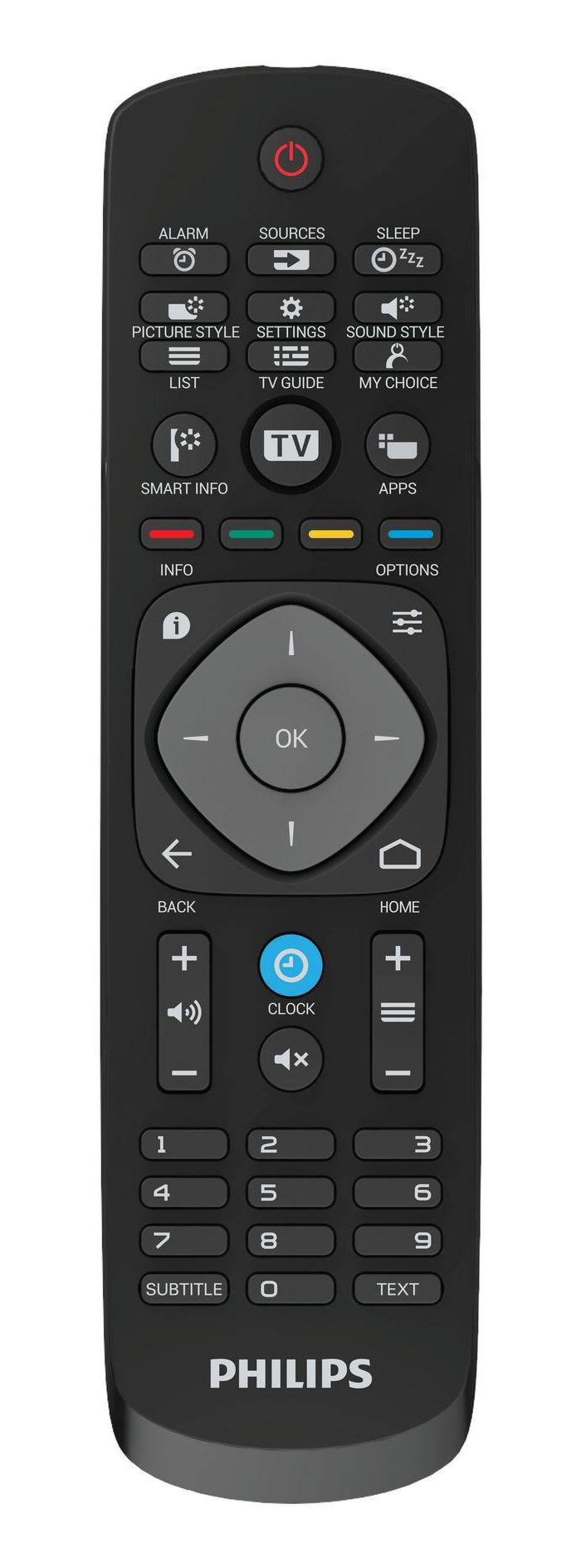 Philips 22AV1505B remote control IR Wireless TV Press buttons