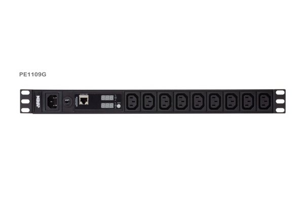 ATEN PE1109 PDU 19" 1U Basique mesuré 10A 9 prises C13
