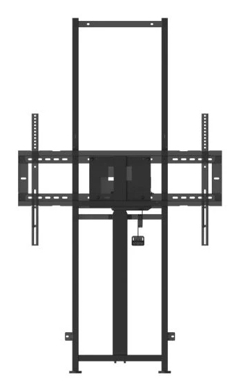 Viewboard electric wall - 65 inch t/m 86 inch - 65cm hight adjustable - anti-collision - function - max.75kg - black