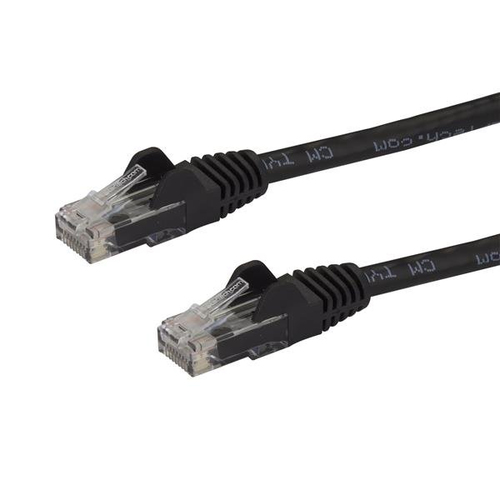 2M BLACK SNAGLESS CAT6 UTP PATCH CABLE - ETL VERIFIED