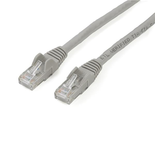 2M CAT6 GRAY SNAGLESS GIGABIT ETHERNET RJ45 CABLE MALE TO MALE