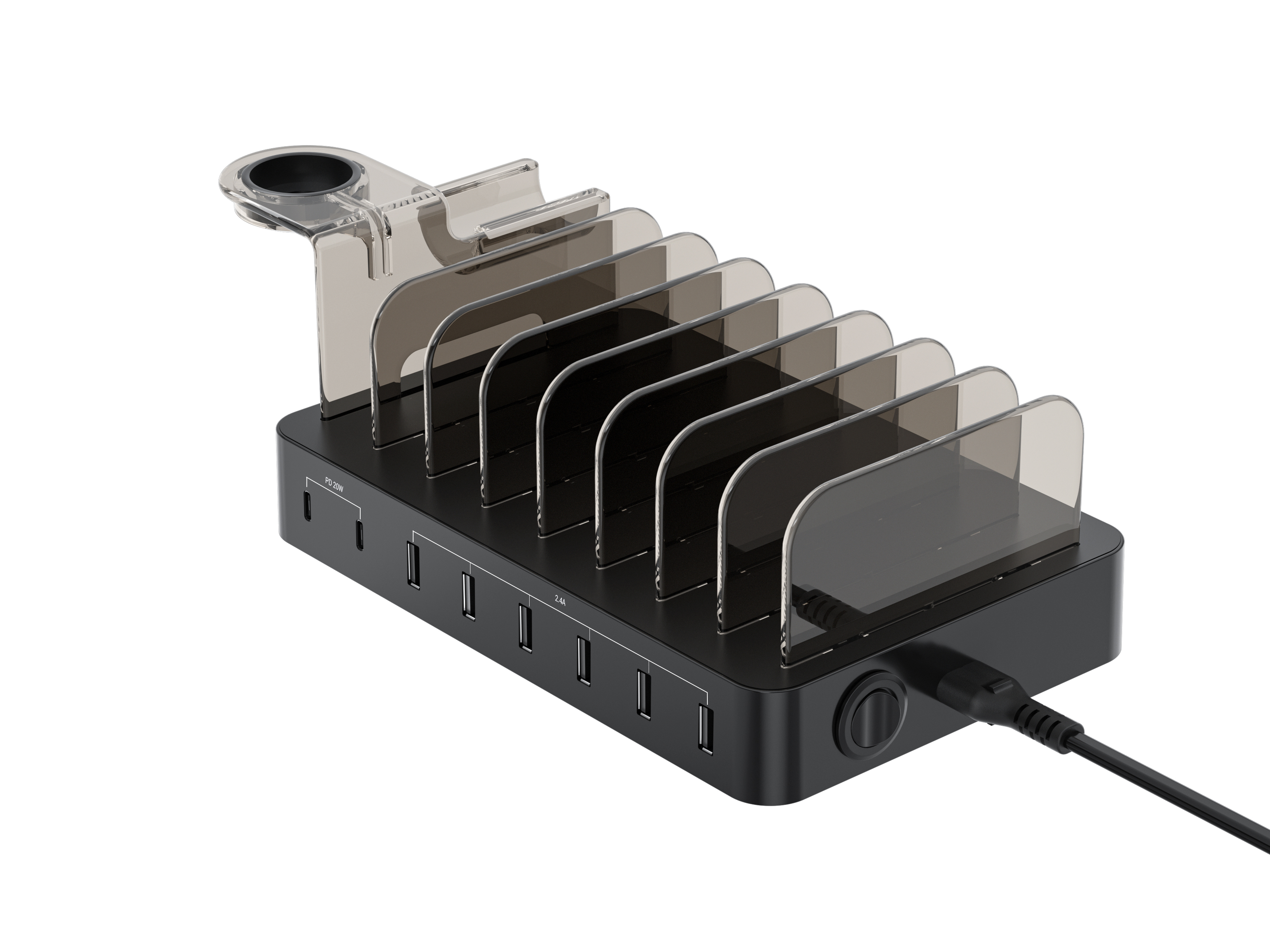 8-Port 75W USB PD Charging Station