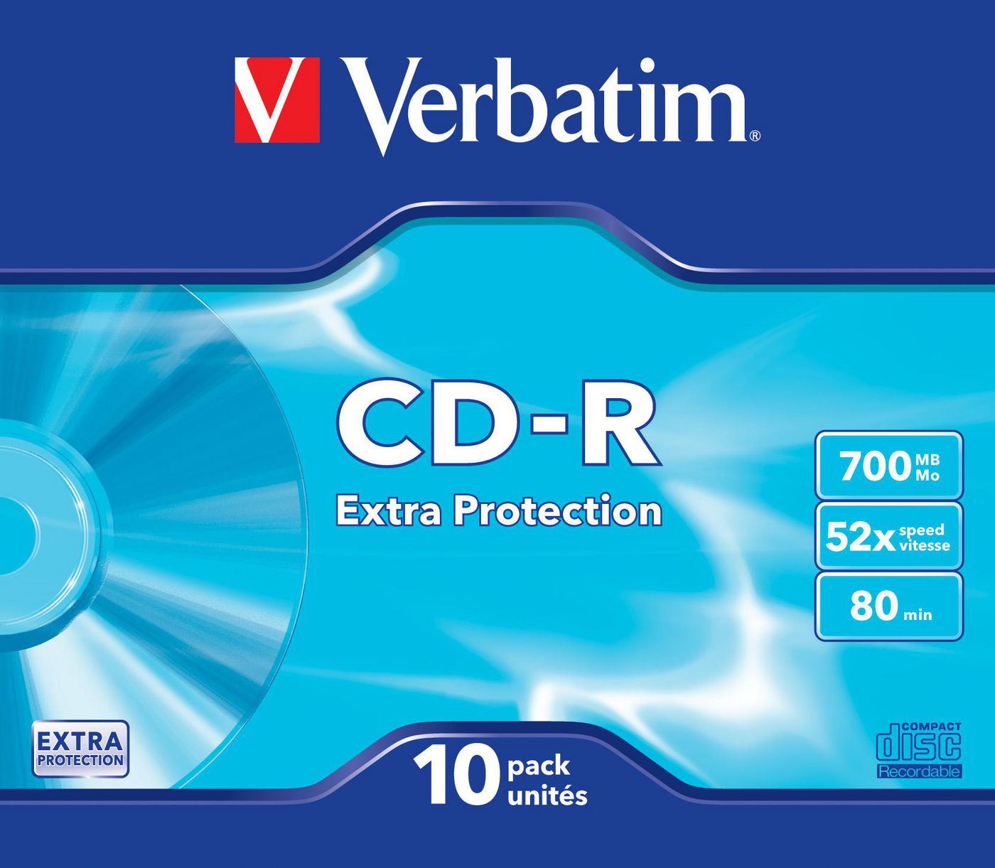 Verbatim CD-R Extra Protection 700 MB 52x 10 pc(s)
