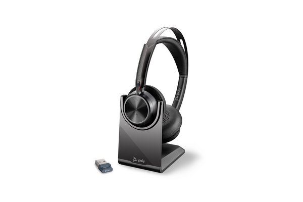 POLY Voyager Focus 2 Casque sans fil USB-A/C + stand Retail