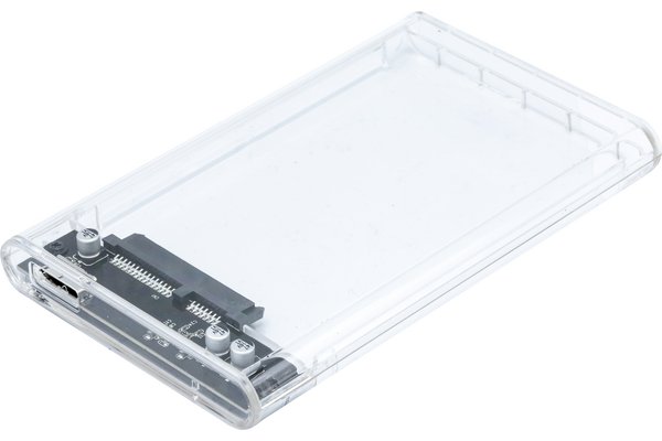 Boîtier externe USB 3.0 transparent disque dur 2.5" SATA