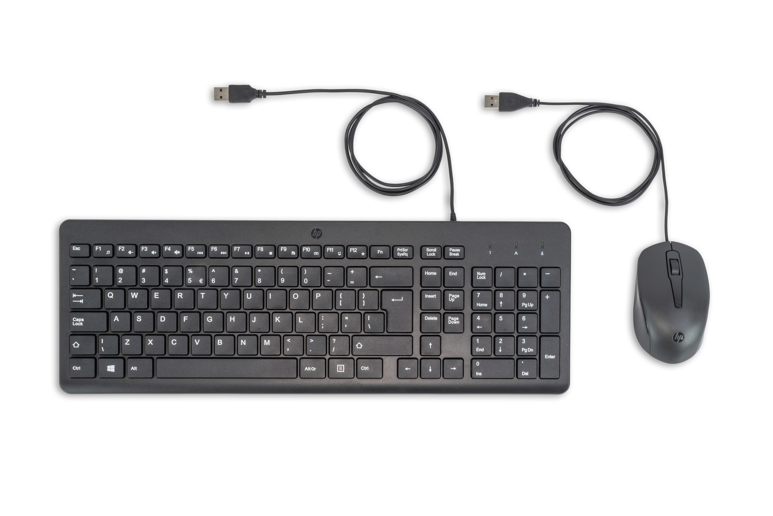 150 Wired Keyboard and Mouse - QWERTY
