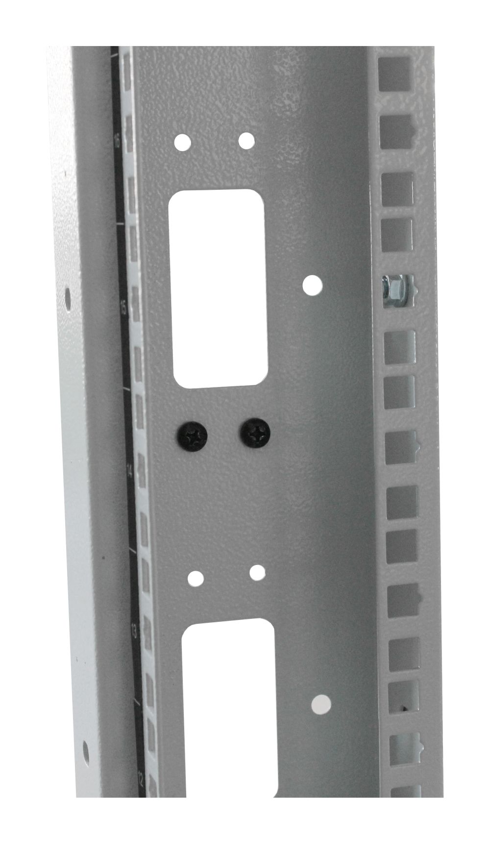 ALLNET 19\"Grundgestell, zbh. Kabelbügel seitlich, Set mit 14 Stück, für SRB-Serie,