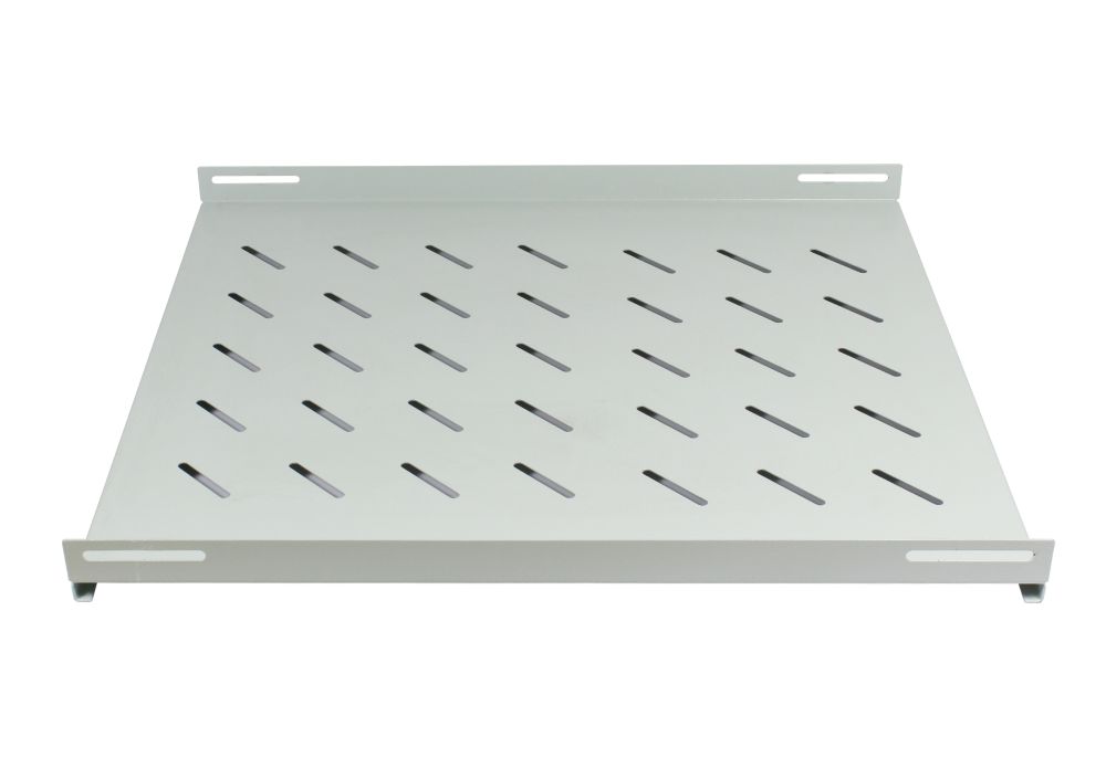 ALLNET 19\"Schrank, zbh. Fachboden fest, T550/B472/H46mm, Lichtgrau, für SNB-Serie T800mm,