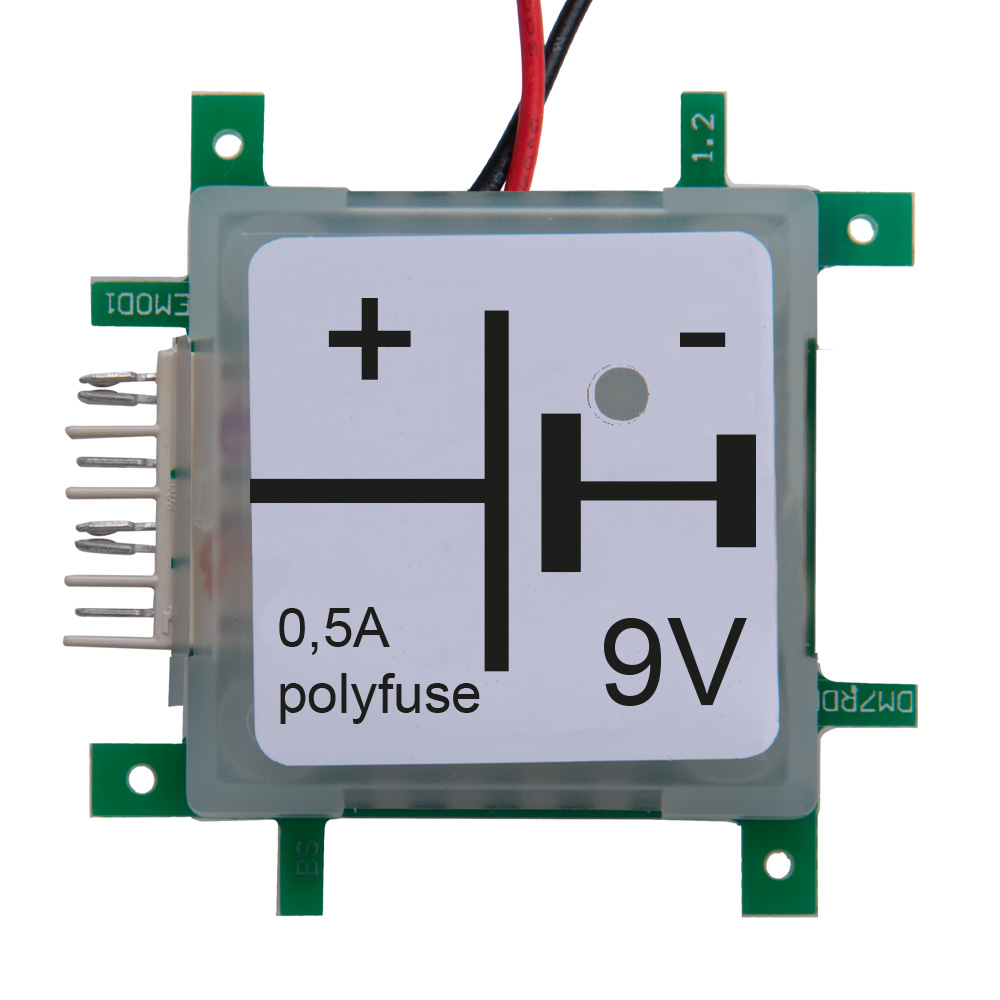 ALLNET Brick?R?knowledge Batterie Adapter mit LED und Masse
