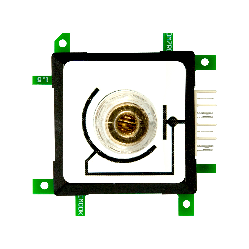 ALLNET Brick?R?knowledge Messadapter 4mm Closed End GND schwarz mit Kabelklemme