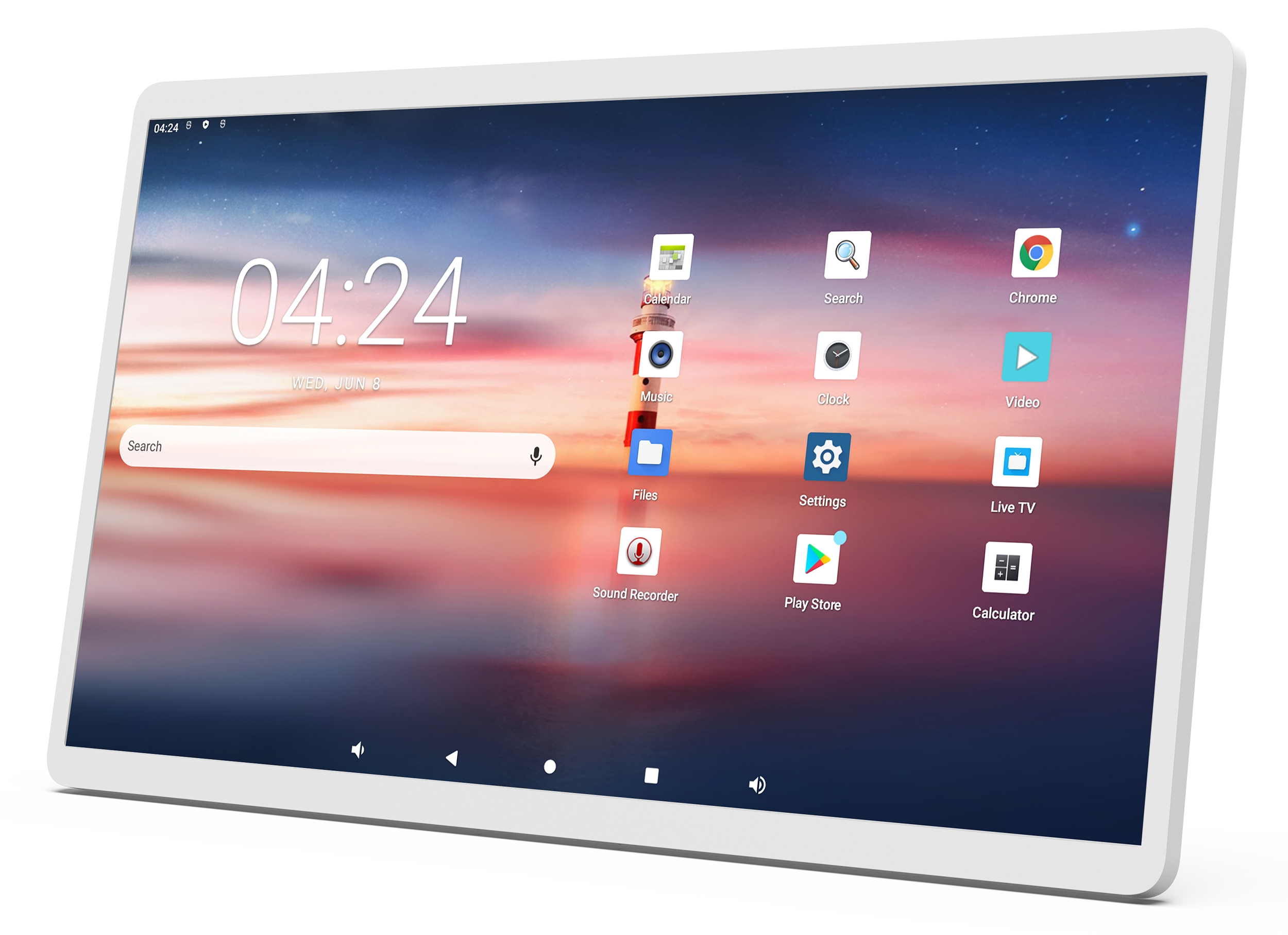 ALLNET High Performance Display 32 Zoll, Android 13, RK3588, HDMI In, Farbe weiß ohne PoE