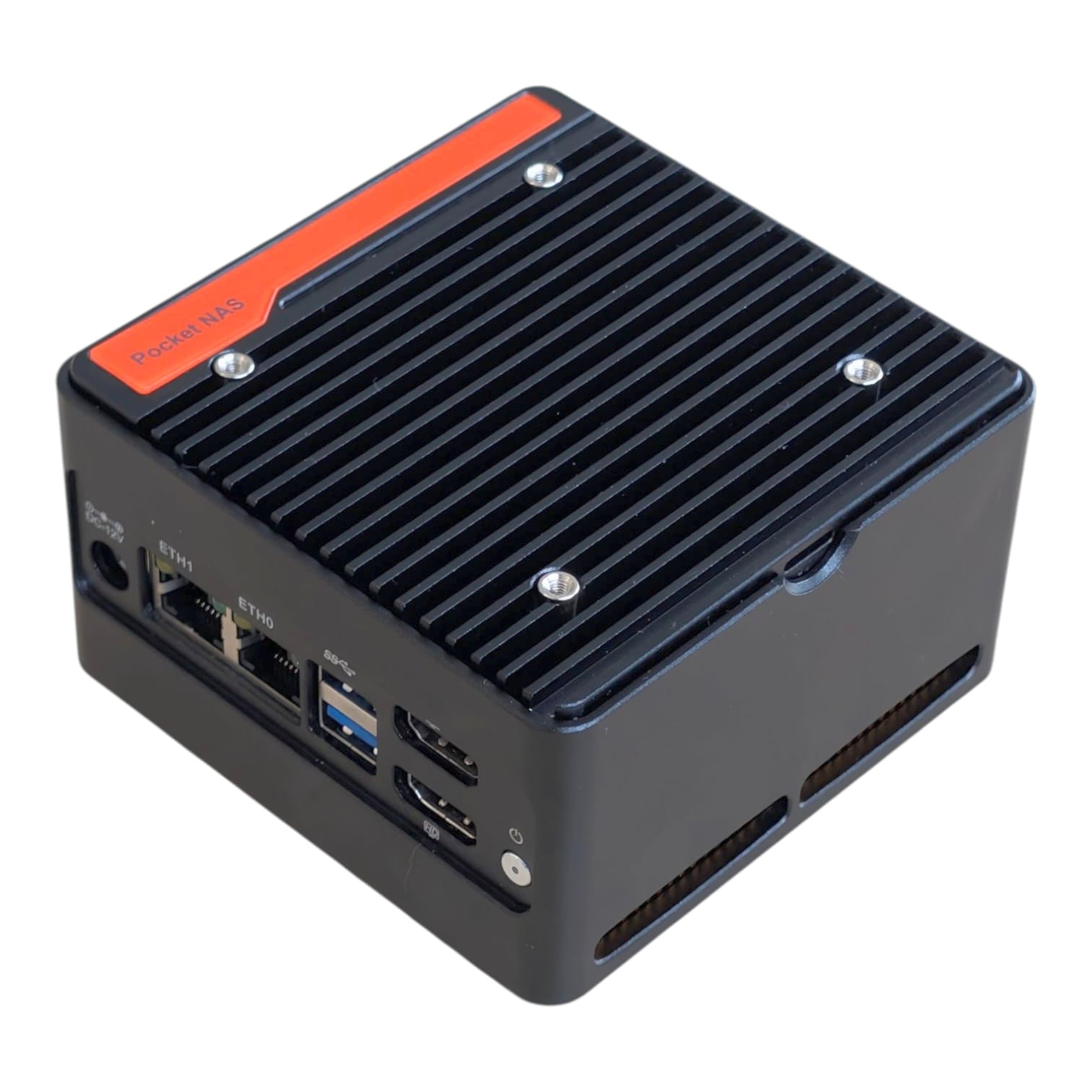 ALLNET Mini PC NAS-N355, Windows 11 Pro, 16GB Ram, 256GB SSD, 2x USB 3.2, 2xHD out, 4x M.2 NVME