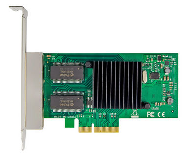 ALLNET PCIe 1G x4 Quad Port Gigabit Server Adapter- Copper RJ45 -I350 - ALL0136v2-4-GB-TX