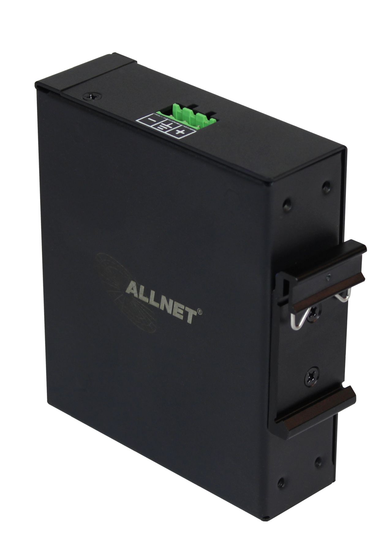 ALLNET PoE Injektor Industrial Gigabit / PoE BT (15,4W/30W/90W) / DIN / Metallgehäuse / \"ALL-PI2014-I-BT90\"