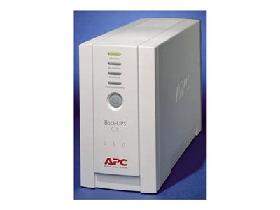 APC Back-UPS, 350VA/210W, Tower, 230V, 4x IEC C13 Outlets , User Replaceable Battery