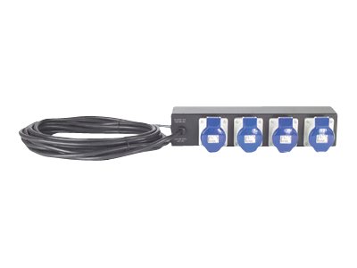 APC Rack PDU Extender, Basic, 2U, 32A, 230V, (4) IEC 309-32 power distribution unit (PDU) 4 AC outlet(s) Black