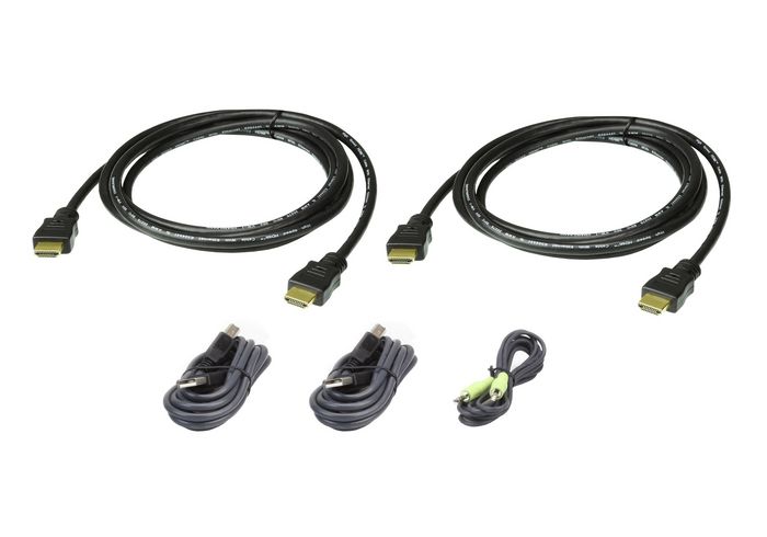 Aten 1.8M USB HDMI Dual Display Secure KVM Cable Kit