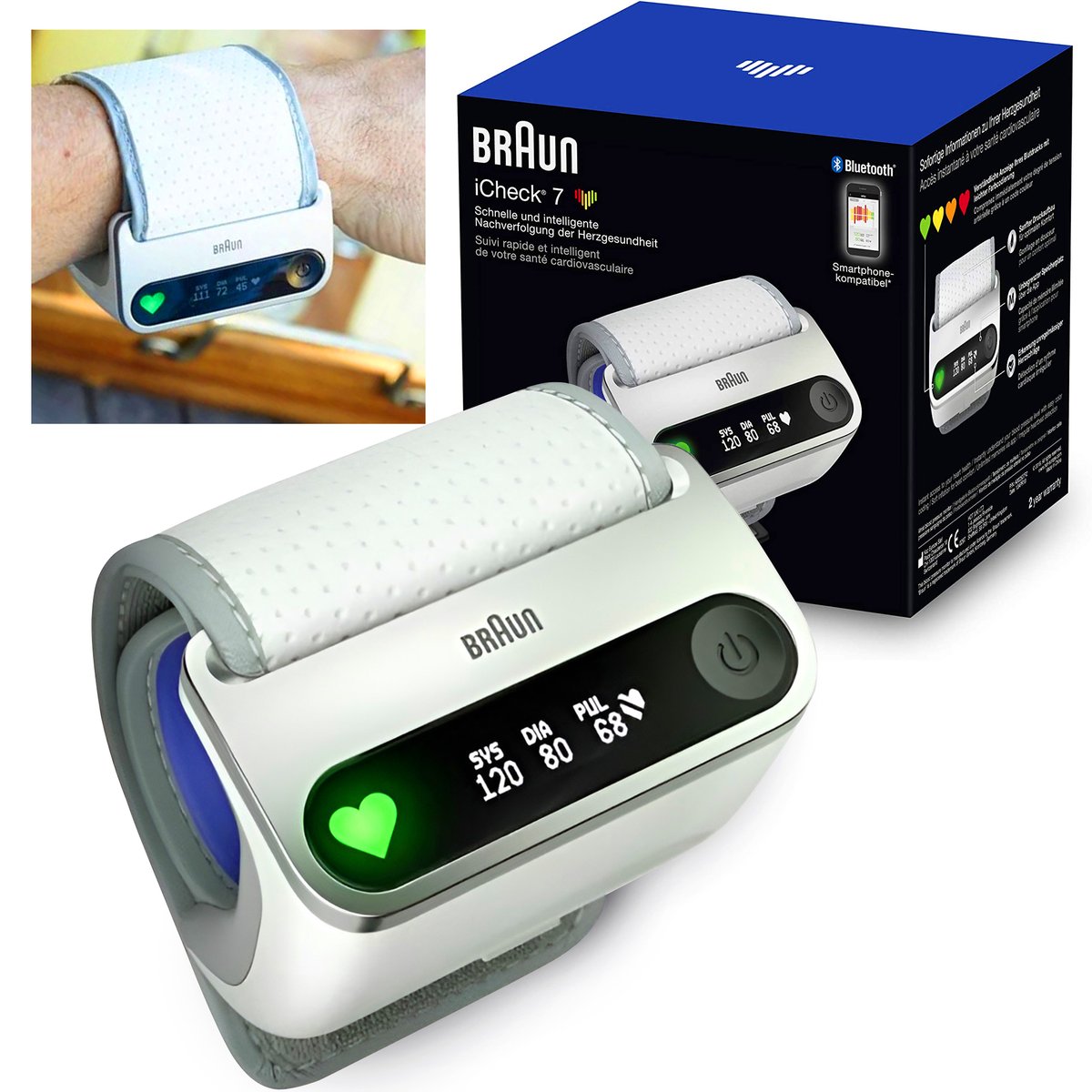 Braun iCheck 7 Wrist Automatic 1 user(s)