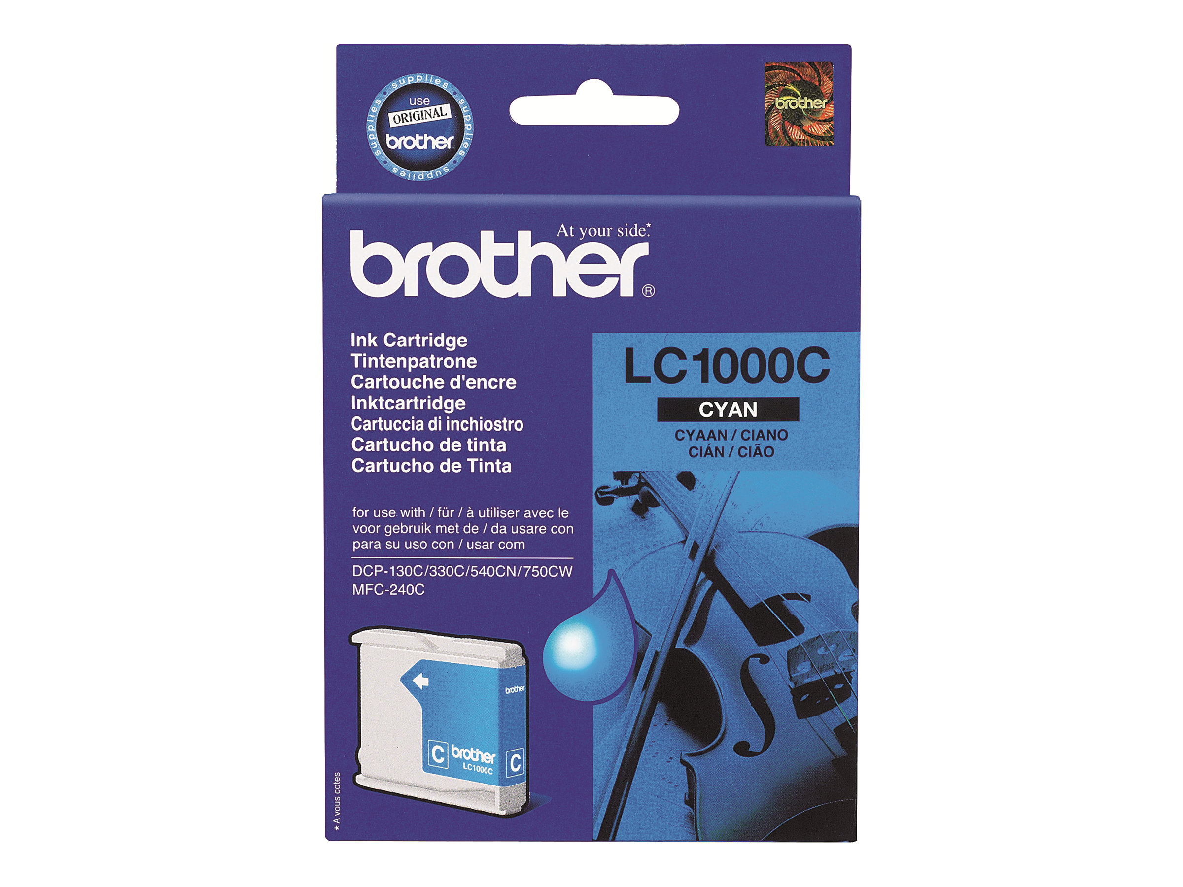 Brother LC1000C ink cartridge 1 pc(s) Original Cyan