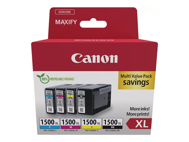 Canon 9182B010 ink cartridge 4 pc(s) Original High (XL) Yield Black, Cyan, Magenta, Yellow