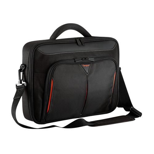 DELL Classic+ 35.6 cm (14") Briefcase Black, Red