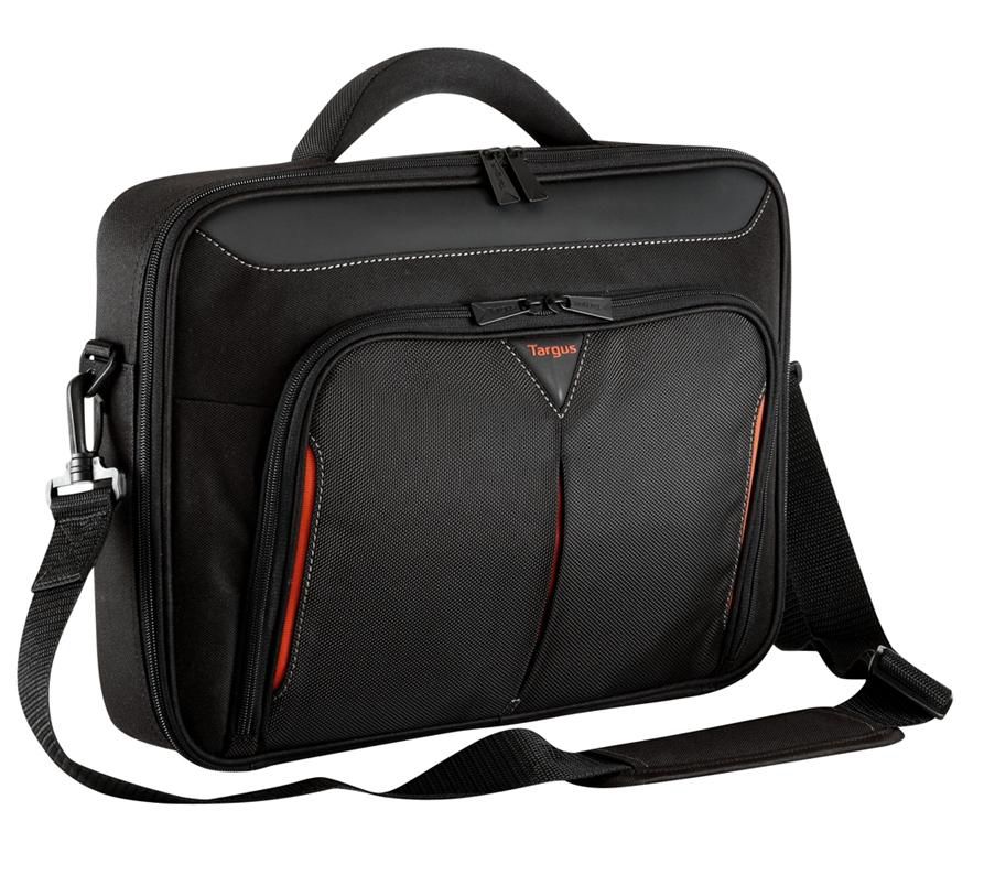 DELL Classic+ 45.7 cm (18") Briefcase Black, Red