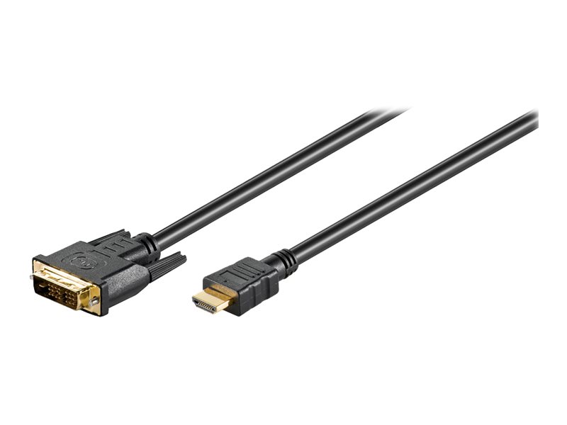 Goobay DVI-D > HDMI 3m Black