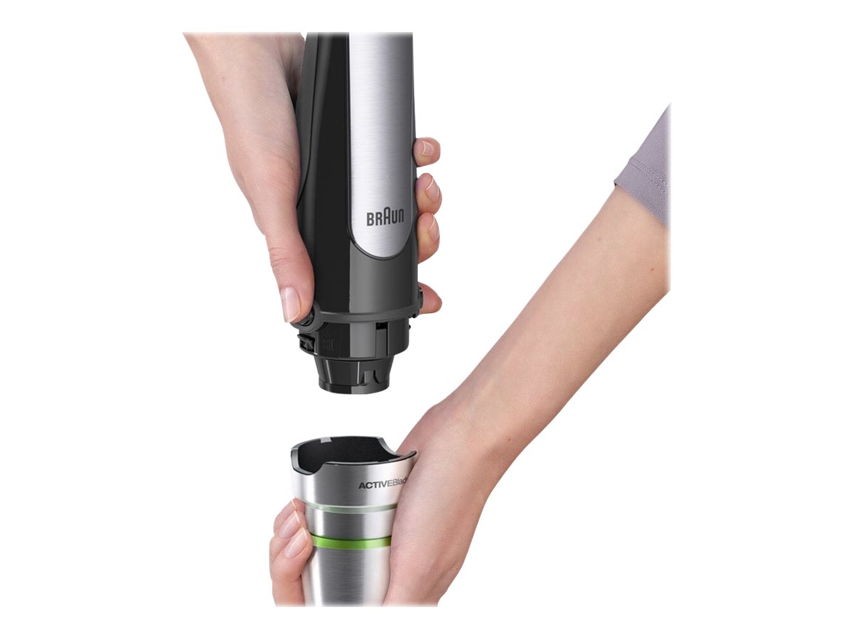 Braun Multiquick 7 MQ 7000X Stavblender 1kW Sort/rustfrit stål