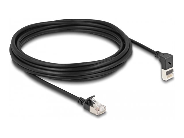 DeLOCK CAT 6a S/FTP 5m Patchkabel Sort