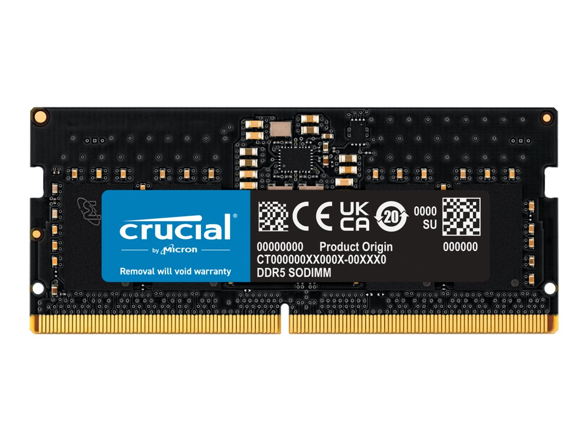 Crucial DDR5 8GB 5600MHz CL46 On-die ECC SO-DIMM 262-PIN