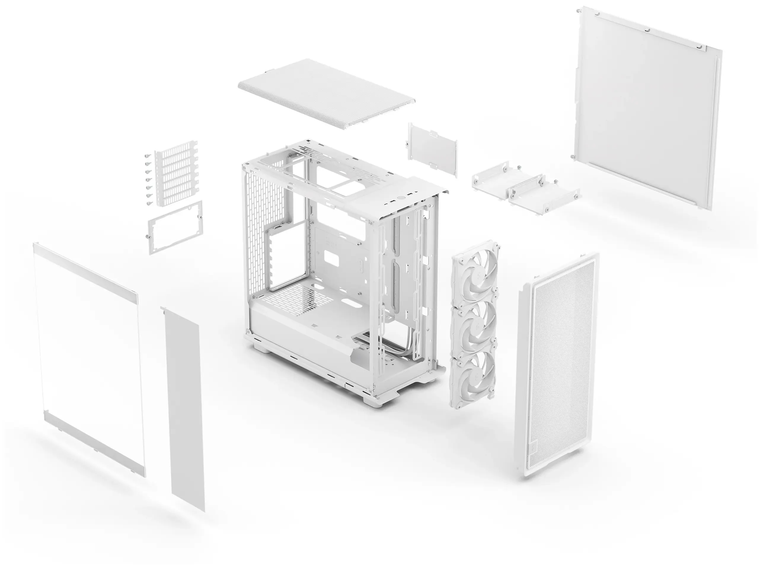 Fractal Design Epoch Tower ATX Ingen strømforsyning Hvid