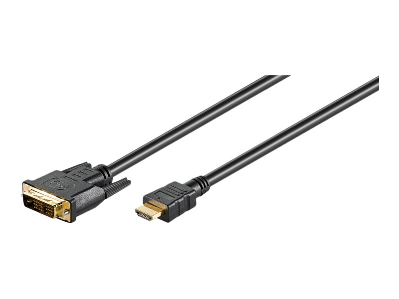 Goobay DVI-D > HDMI 1m Black