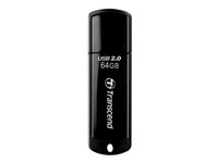 Transcend JetFlash 350 64GB USB 2.0 USB stick Sort