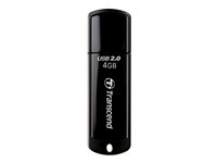 Transcend JetFlash 350 4GB USB 2.0 USB stick Sort
