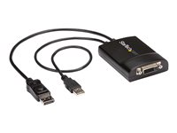 StarTech.com DisplayPort to DVI Adapter - Dual-Link - Active DVI-D Adapter for Your Monitor / Display - USB Powered - 2560x1600 (DP2DVID2) DisplayPort / DVI adapter 37cm Sort