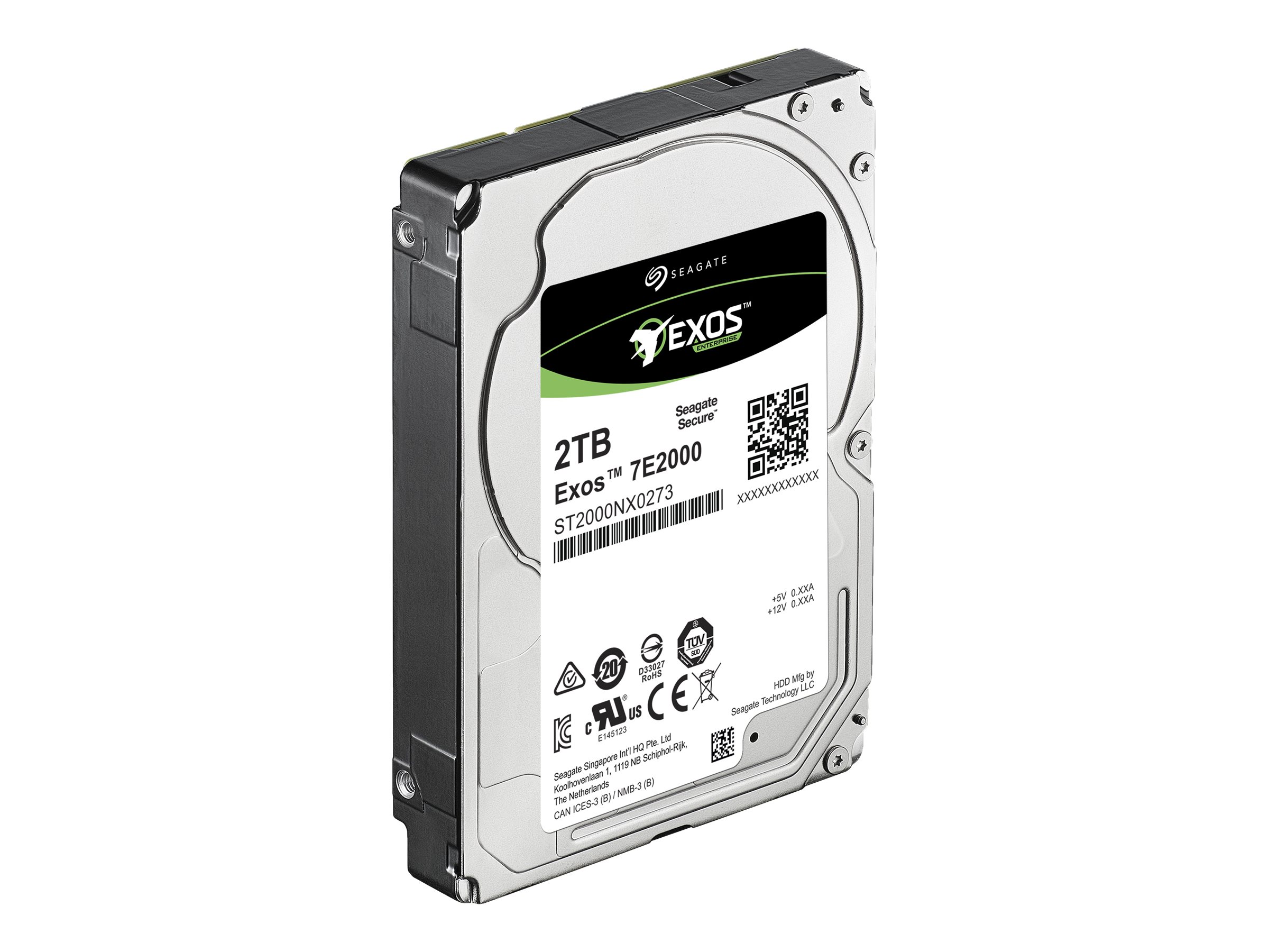 Seagate Exos 7E2000 Harddisk ST2000NX0273 2TB 2.5 SAS 3 7200rpm